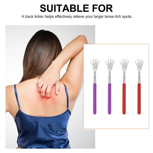 4 Pcs Massage Scratcher Child Manual Back Scratchers Retractable